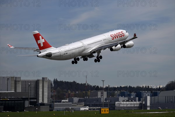 Flugzeug Swiss