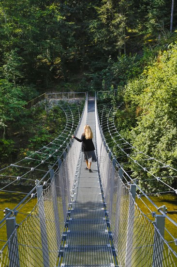 Haengebruecke im Fuerstlichen Park Inzigkofen