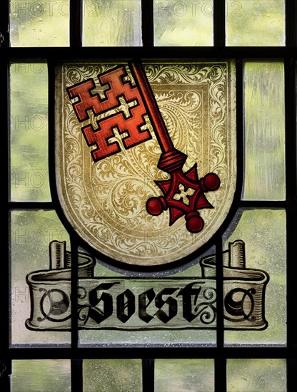 Historical coat of arms disc of Soest