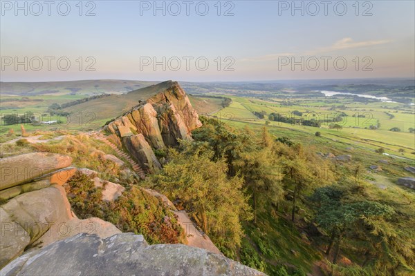 View from the Roaches Estate towards Hen Cloud