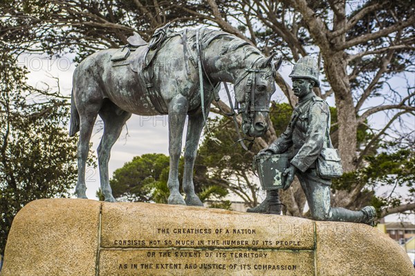 Horse Memorial commemorates horses that served during the 2nd Boer War