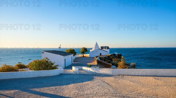 The Chapel of Nossa Senhora da Rocha on the promontory overlooking the beach of the same name. Portugal