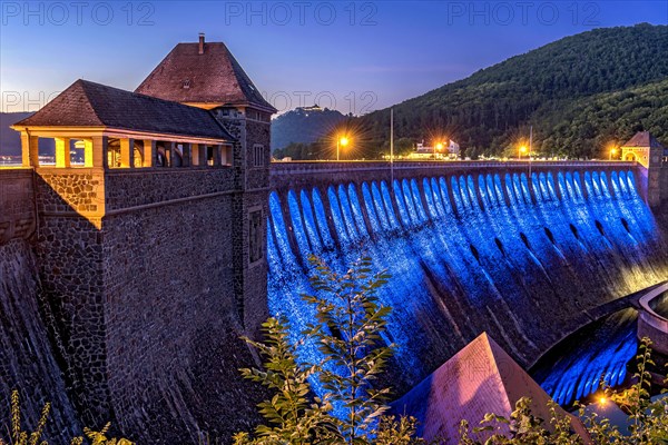 Dam in the evening light