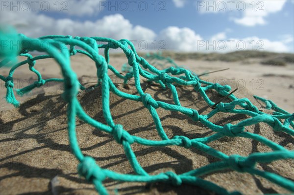 Trawl washed up on beach