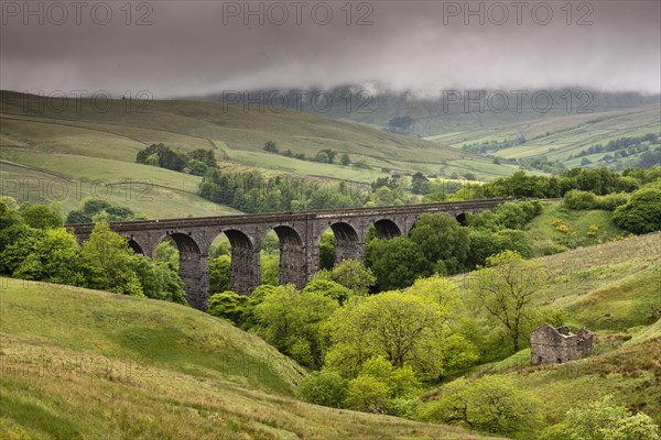 View of the railway viaduct