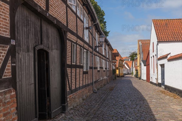 Street in the old town of Ribe
