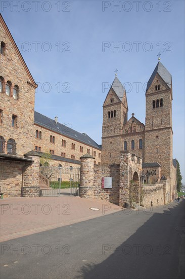 Neo-Romanesque UNESCO St. Hildegard Abbey in Eibingen