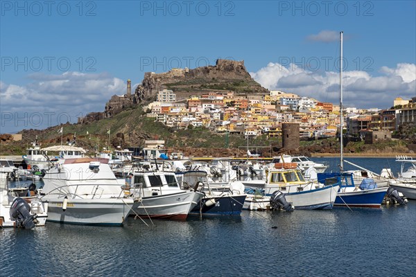 Boats in Castelsardo port