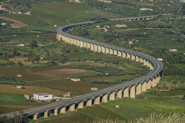 European Road E 933 near Segesta