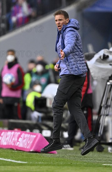 Trainer Coach Julian Nagelsmann FC Bayern Muenchen FCB am Spielfeldrand