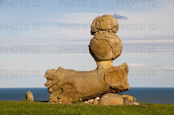 Millennium Sculpture on the Cliff Top