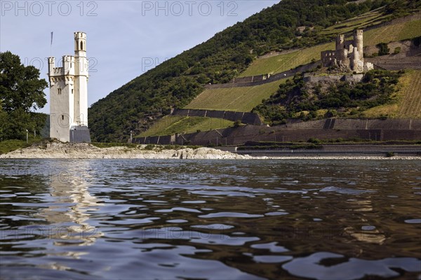 Bingen Maeuseturm and Ehrenfels Castle