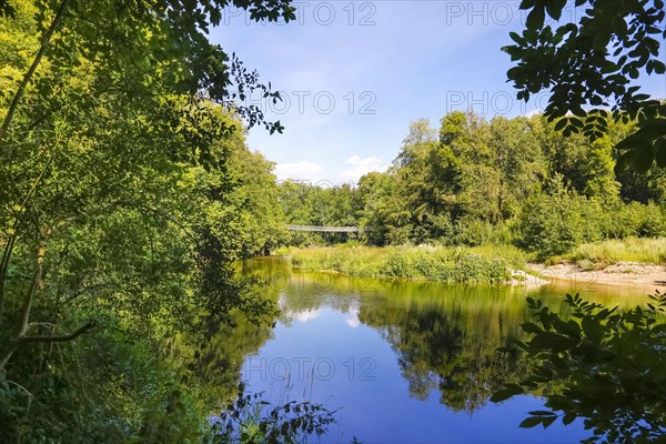 Haengebruecke im Fuerstlichen Park Inzigkofen