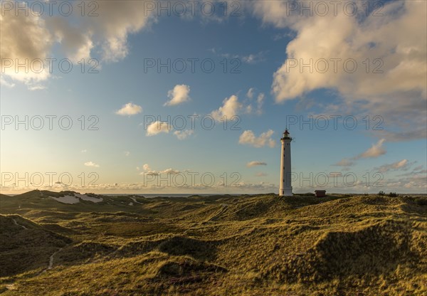 Evening atmosphere at Lyngvig Fyr lighthouse