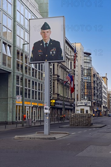 Former border crossing for diplomats in Berlin