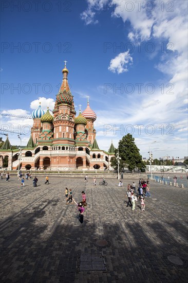 Russian Orthodox St. Basil's Cathedral in Moscow