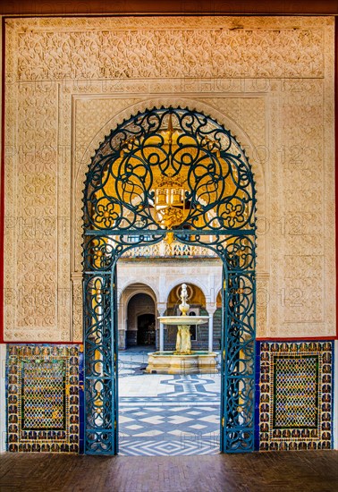 Coloured azulejos