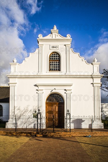 Stellenbosch with intact historic old town