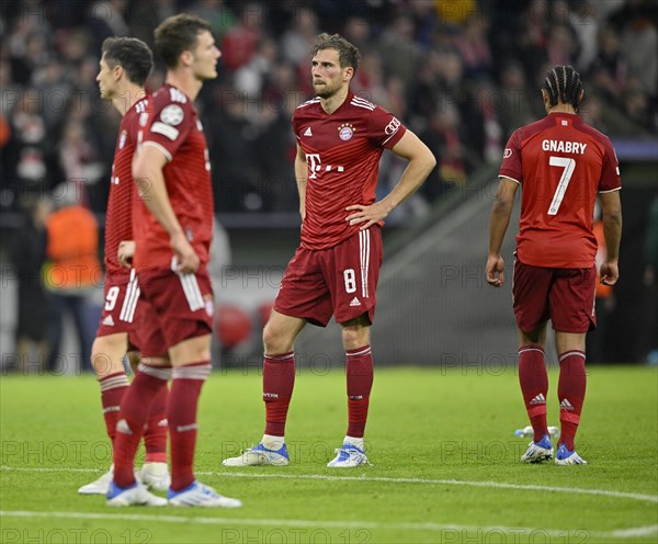 Enttaeuschung bei Robert Lewandowski FC Bayern Muenchen FCB