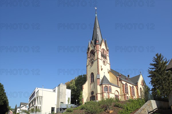 Protestant Church of St. John built in 1900 in Hofheim im Taunus