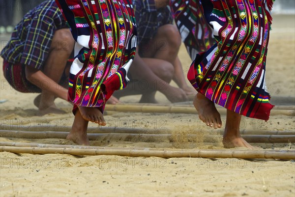 Ritual tribal dances at the Hornbill Festival