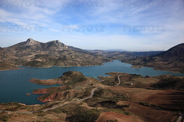 Zahara de la Sierra in the province of Cadiz