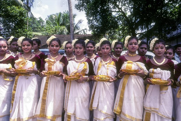 Athachamayam celebration in Thripunithura during Onam near Ernakulam