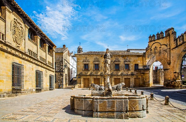 Lion Fountain in the Plaza del Populo