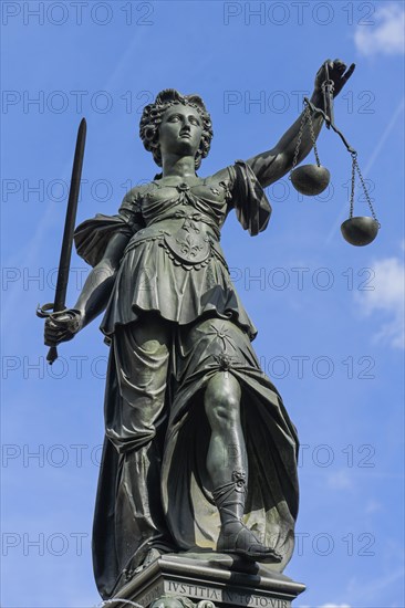 Fountain of Justice with Justitia