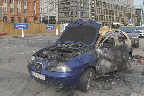Scrap car in Berlin