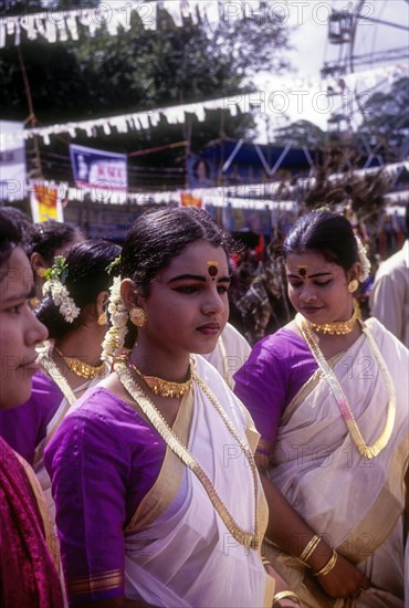 Athachamayam celebration in Thripunithura during Onam near Ernakulam