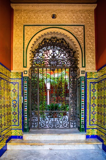 Entrance to an idyllic courtyard