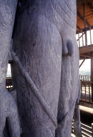 15th Century Gomateshwara statue in karkala