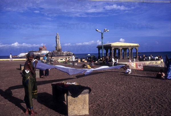 Land's end in Kanyakumari