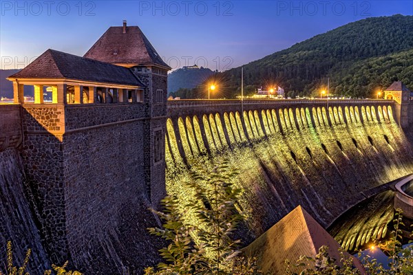 Dam in the evening light