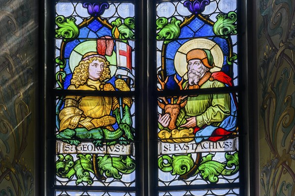 Colourful church window