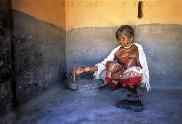 Muduga Tribal Old Lady in Silent Valley