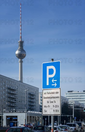 Paid parking in Berlin Mitte