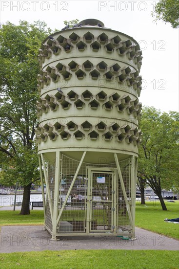 Feral Pigeon loft designed to provide an alternative home for urban pigeons