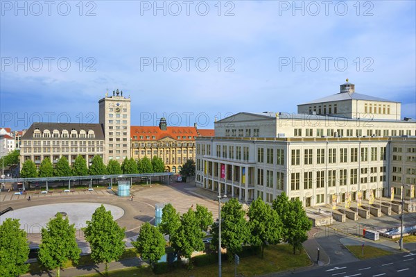 Krochhochhaus and Leipzig Opera House