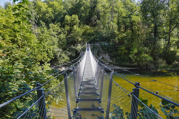 Haengebruecke im Fuerstlichen Park Inzigkofen