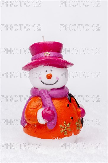 Wax snowman