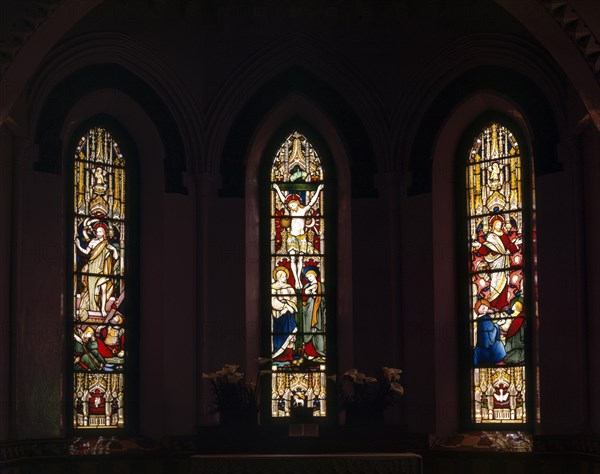 Stained Glass in St. Stephen's Church in Udhagamandalam or Ooty