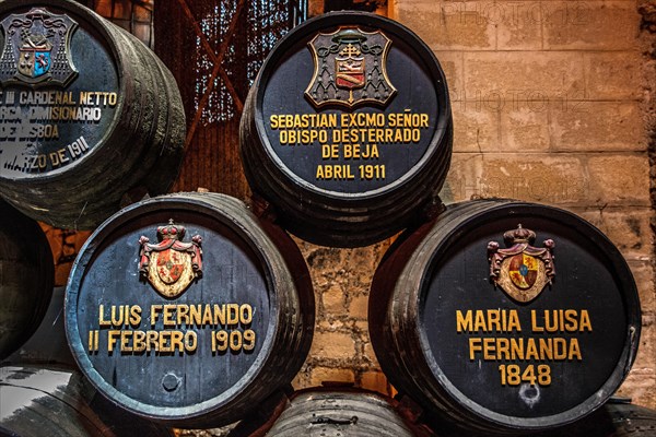 Historical Sherry Casks of Spanish Kings