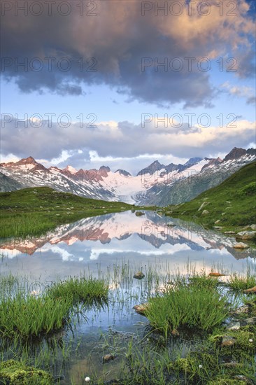 Schweizer Alpen im Sommer