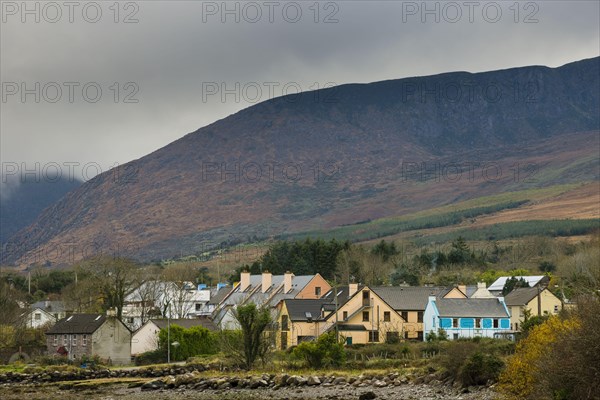 View of coastal village