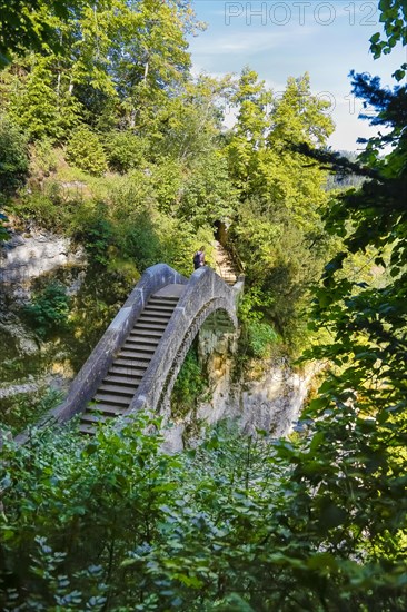 Teufelsbruecke im Fuerstlichen Park Inzigkofen