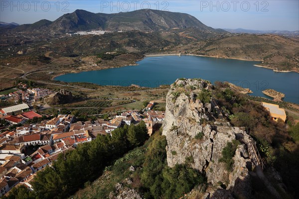 Municipality of Zahara de la Sierra in the province of Cadiz