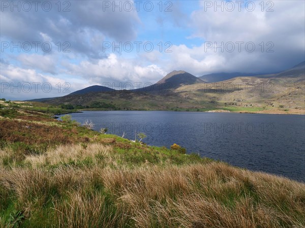 Irish hilly landscape at Lough Acoose