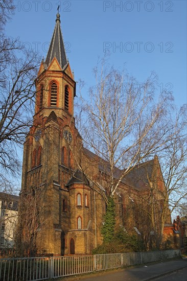 Catholic neo-Gothic Church of the Sacred Heart in Biebrich